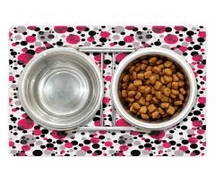 Retro Circle Dots Pet Mat