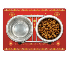 Lunar Oriental Festival Pet Mat