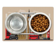 Britain Landmarks Pet Mat