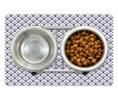 Delftware Scales Design Pet Mat