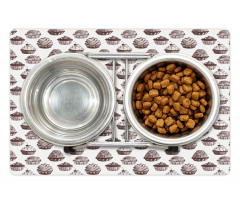 Delicious Desserts Food Pet Mat