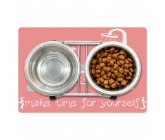 Tub with Inspirational Saying Pet Mat