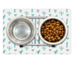 Cactus Life Turquoise Hues Pet Mat