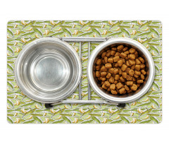 Tropical Fruit with Leaves Pet Mat