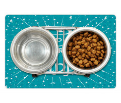 Retro Style Design Stars Pet Mat