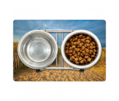 Sandy Beach Bushes Pet Mat