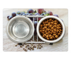 Fruits and Seeds on a Table Pet Mat