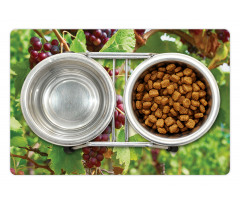 Bunch of Wine Fruits Foliage Pet Mat