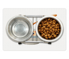 Spoon and Bowl of Porridge Pet Mat