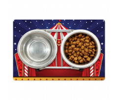 Canvas Circus Tent Pet Mat