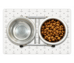 Maritime Sea Item Pattern Pet Mat