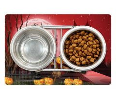 Halloween Haunted Chateau Pet Mat