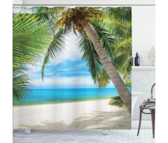 Shadow Shade of Palms Shower Curtain