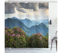 Mountain Peaks Azalea Shower Curtain