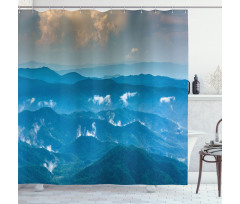 Fog in Roan Highlands Shower Curtain