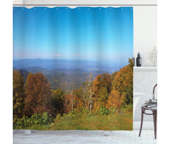 Fall Virginia Mountains Shower Curtain