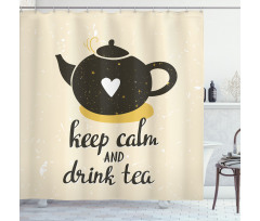 Drink Tea Teapot Shower Curtain