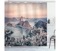 Rio de Janeiro Beach Shower Curtain