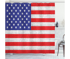 American Freedom Theme Shower Curtain