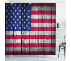 July Fourth Freedom Day Shower Curtain