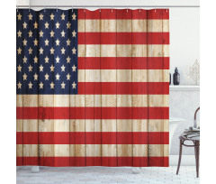 Independence Day in July Shower Curtain