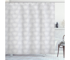 Whirlpool Circles Lines Shower Curtain