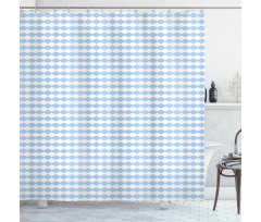 Pastel Tone Motif Shower Curtain