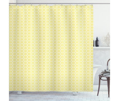 Pastel Circular Shapes Shower Curtain