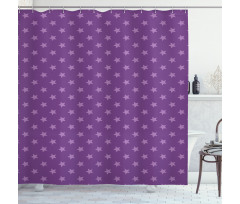 Purple Color Palette Shapes Shower Curtain