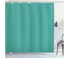 Intricate Quirky Motifs Shower Curtain