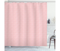 Hexagon Shapes Shower Curtain