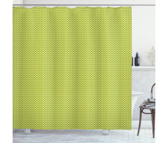 Geometric Nostalgic Motif Shower Curtain