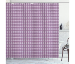 Monotone Mystical Motif Shower Curtain