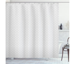 Nostalgic Circular Square Shower Curtain