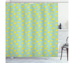 Dandelion Flower Buds Shower Curtain