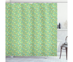 Rectangles and Squares Shower Curtain