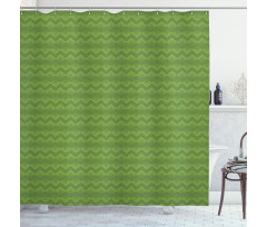 Monotone Big Small Circles Shower Curtain