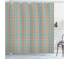 Rounded Triangle Square Shower Curtain