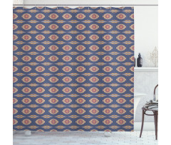 Unusual Motley Pattern Shower Curtain