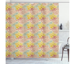 Petals and Dots Shower Curtain