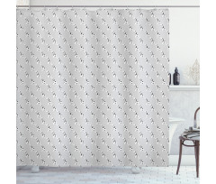 Nursery Giraffe Shower Curtain