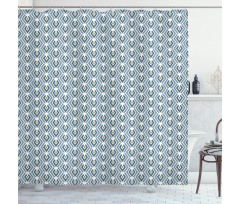 Contemporary Rhombuses Shower Curtain