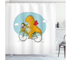 Happy Travelers Shower Curtain