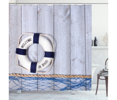 Holiday Seaman Ocean Shower Curtain