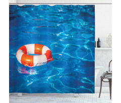 Clear Swimming Pool Shower Curtain