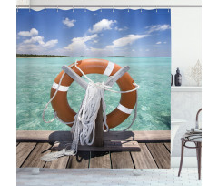 Summer Exotic Sea Shower Curtain