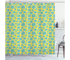 Abstract Halved Watermelons Shower Curtain