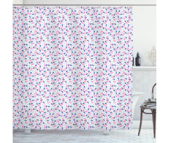 Creative Leaf and Petal Shower Curtain