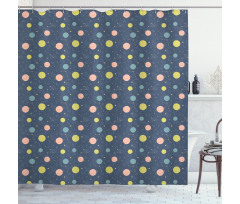 Stars Planets Asteroids Shower Curtain