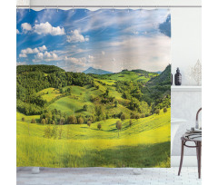 Tuscany Italy Farms Shower Curtain